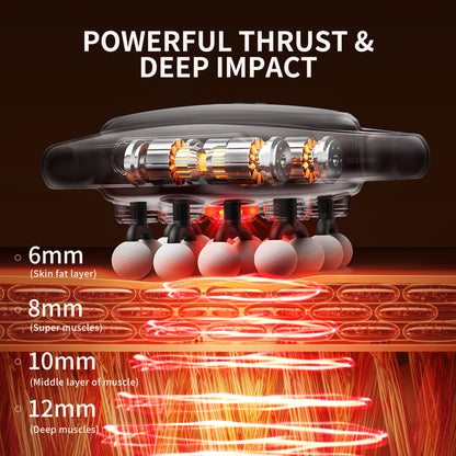 VTT 16 Head Massage Gun Pro, Deep Tissue Percussion Massager for Full Body Muscle Pain Relief, Workout Recovery